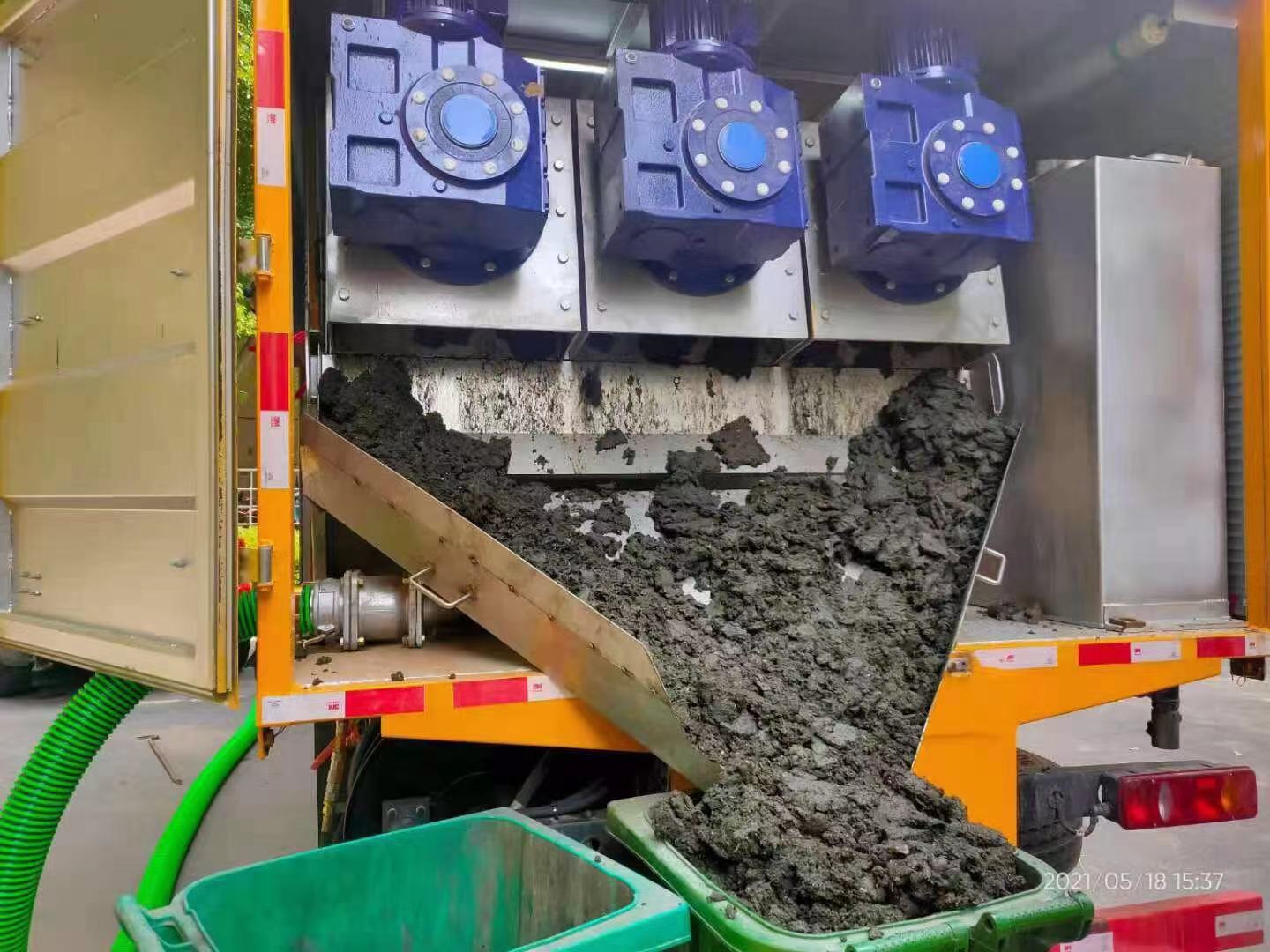 鹤山化粪池清掏城市维护站-泥浆净化干湿分离处理